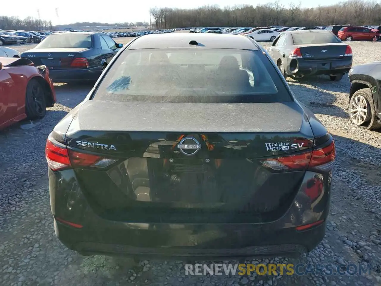 6 fotografías del automóvil dañado 3N1AB8CV9RY295352 NISSAN SENTRA 2024