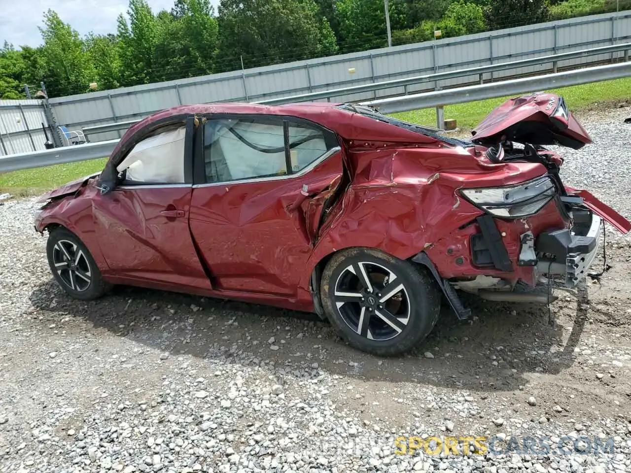 2 fotografías del automóvil dañado 3N1AB8CV9RY349488 NISSAN SENTRA 2024