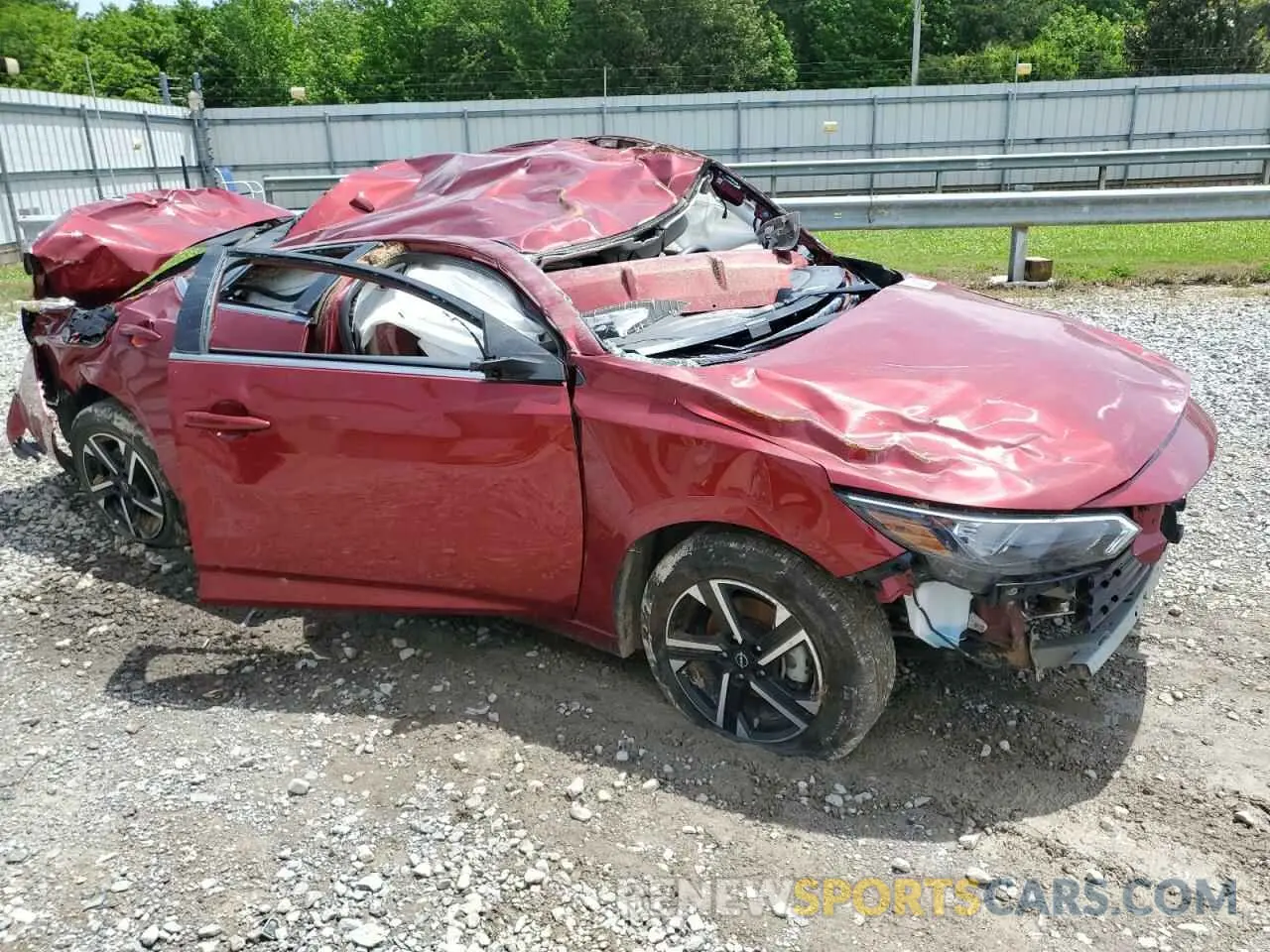 4 fotografías del automóvil dañado 3N1AB8CV9RY349488 NISSAN SENTRA 2024