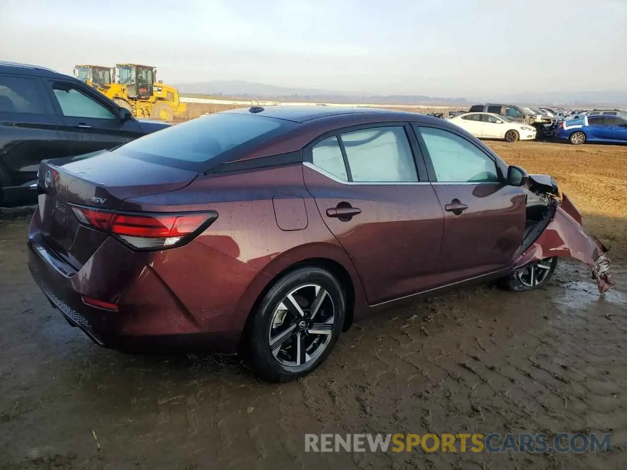 3 fotografías del automóvil dañado 3N1AB8CV9RY366372 NISSAN SENTRA 2024