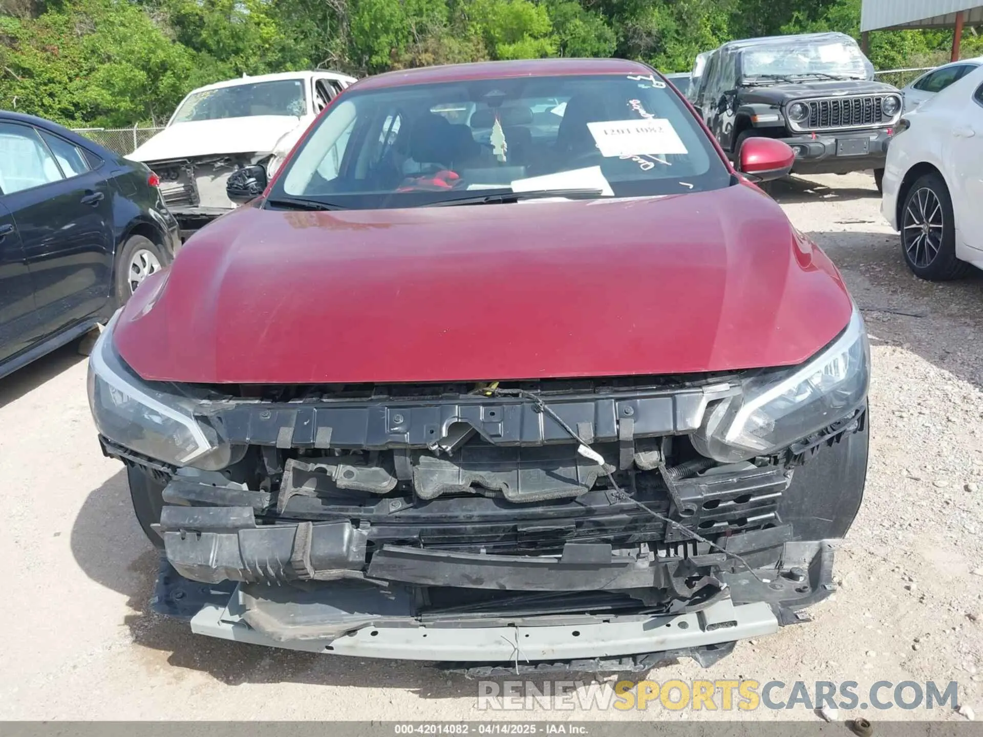 11 fotografías del automóvil dañado 3N1AB8CV9RY368610 NISSAN SENTRA 2024
