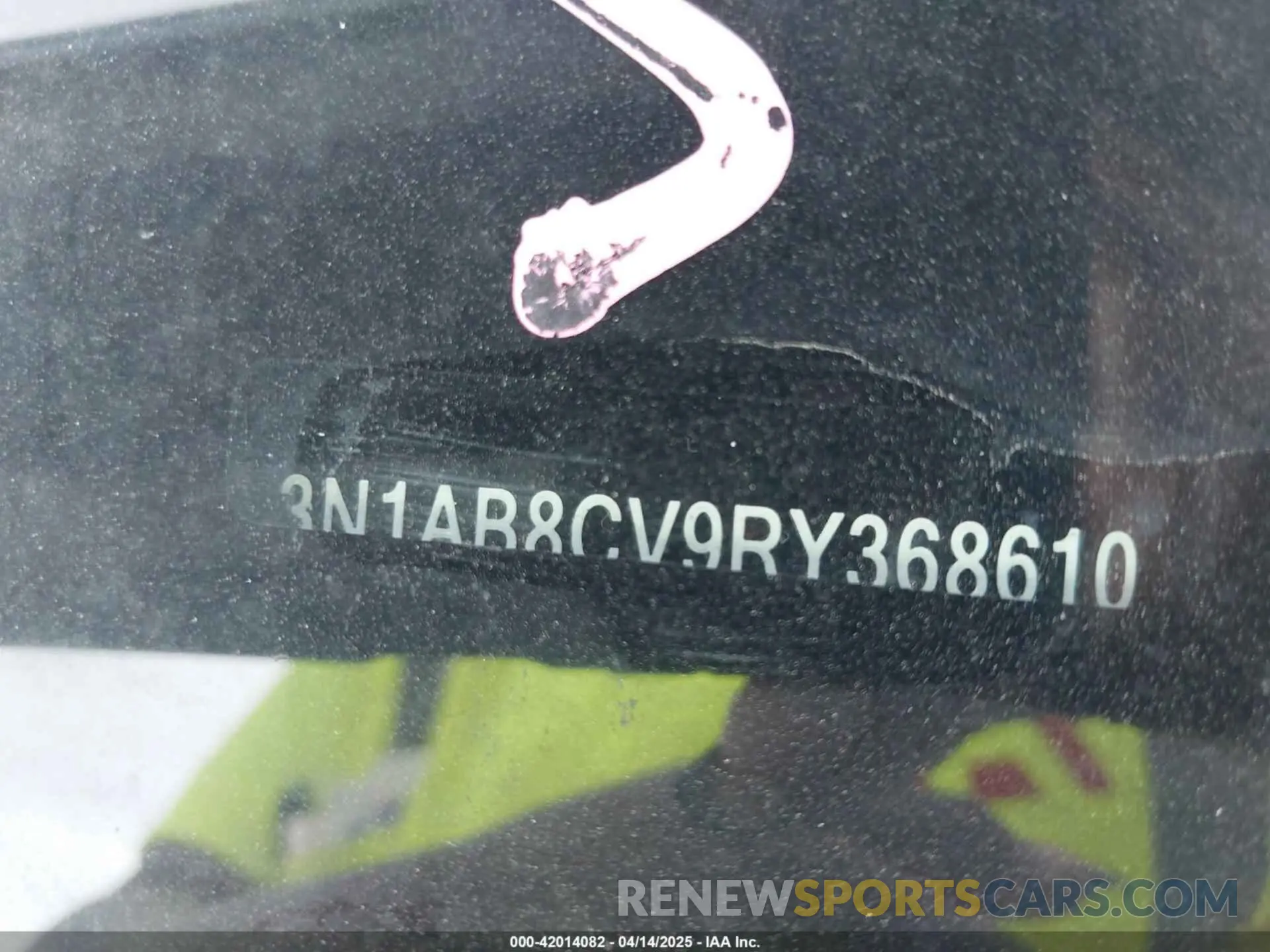 9 fotografías del automóvil dañado 3N1AB8CV9RY368610 NISSAN SENTRA 2024