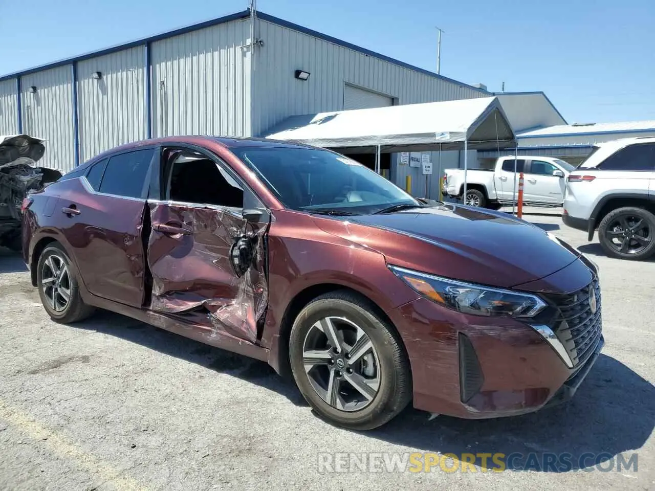 4 fotografías del automóvil dañado 3N1AB8CV9RY369255 NISSAN SENTRA 2024