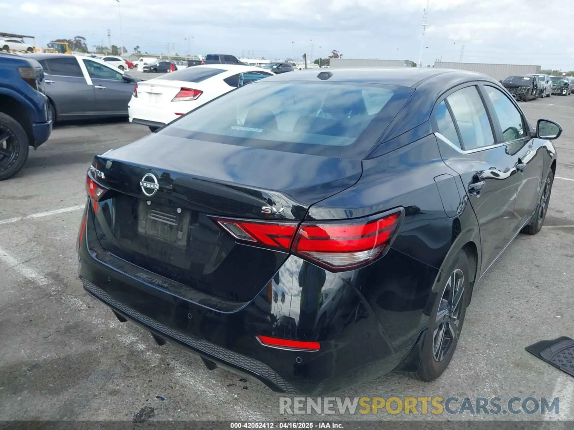 4 fotografías del automóvil dañado 3N1AB8CV9RY378456 NISSAN SENTRA 2024
