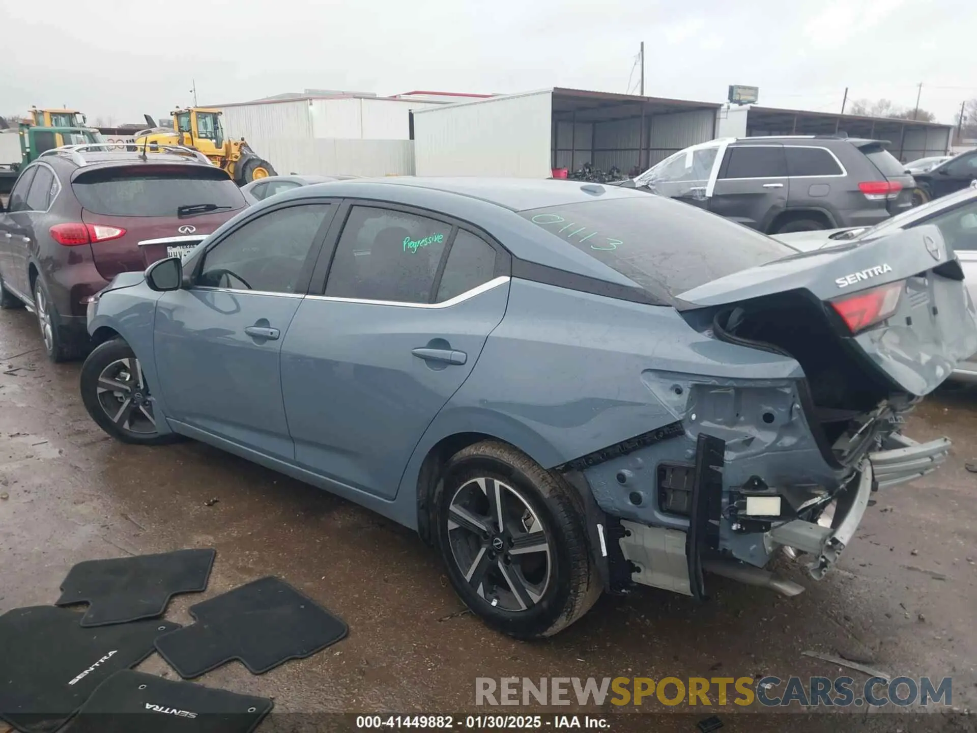 3 fotografías del automóvil dañado 3N1AB8CV9RY385794 NISSAN SENTRA 2024