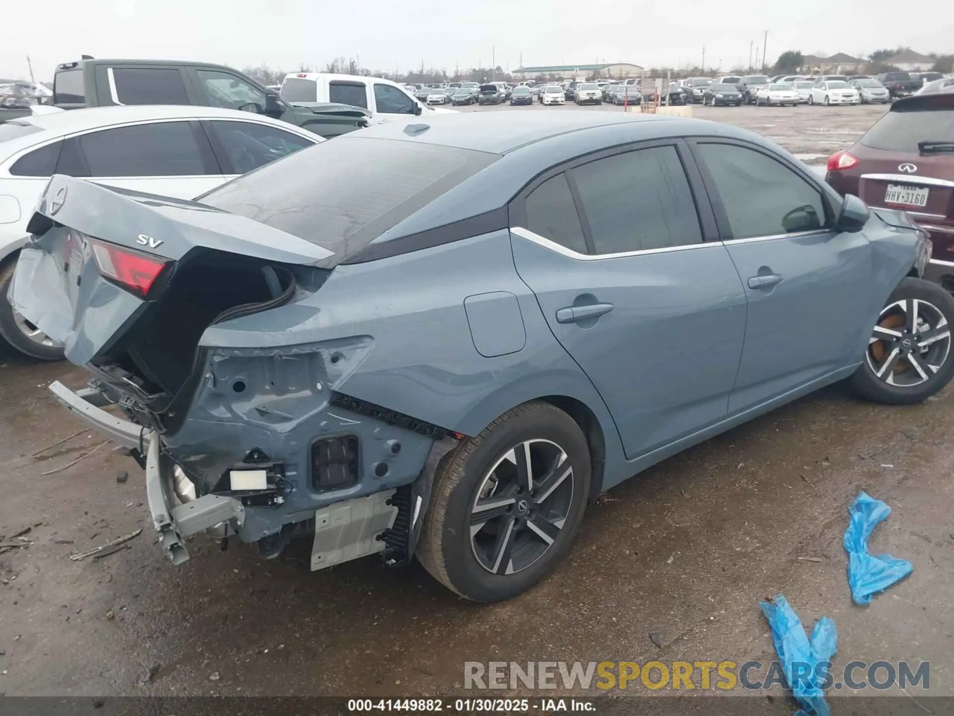 4 fotografías del automóvil dañado 3N1AB8CV9RY385794 NISSAN SENTRA 2024