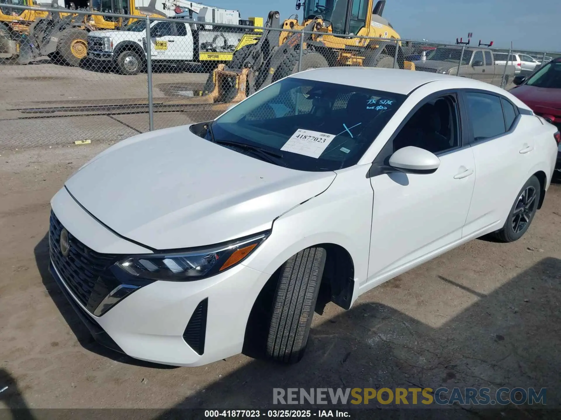 2 fotografías del automóvil dañado 3N1AB8CVXRY203293 NISSAN SENTRA 2024