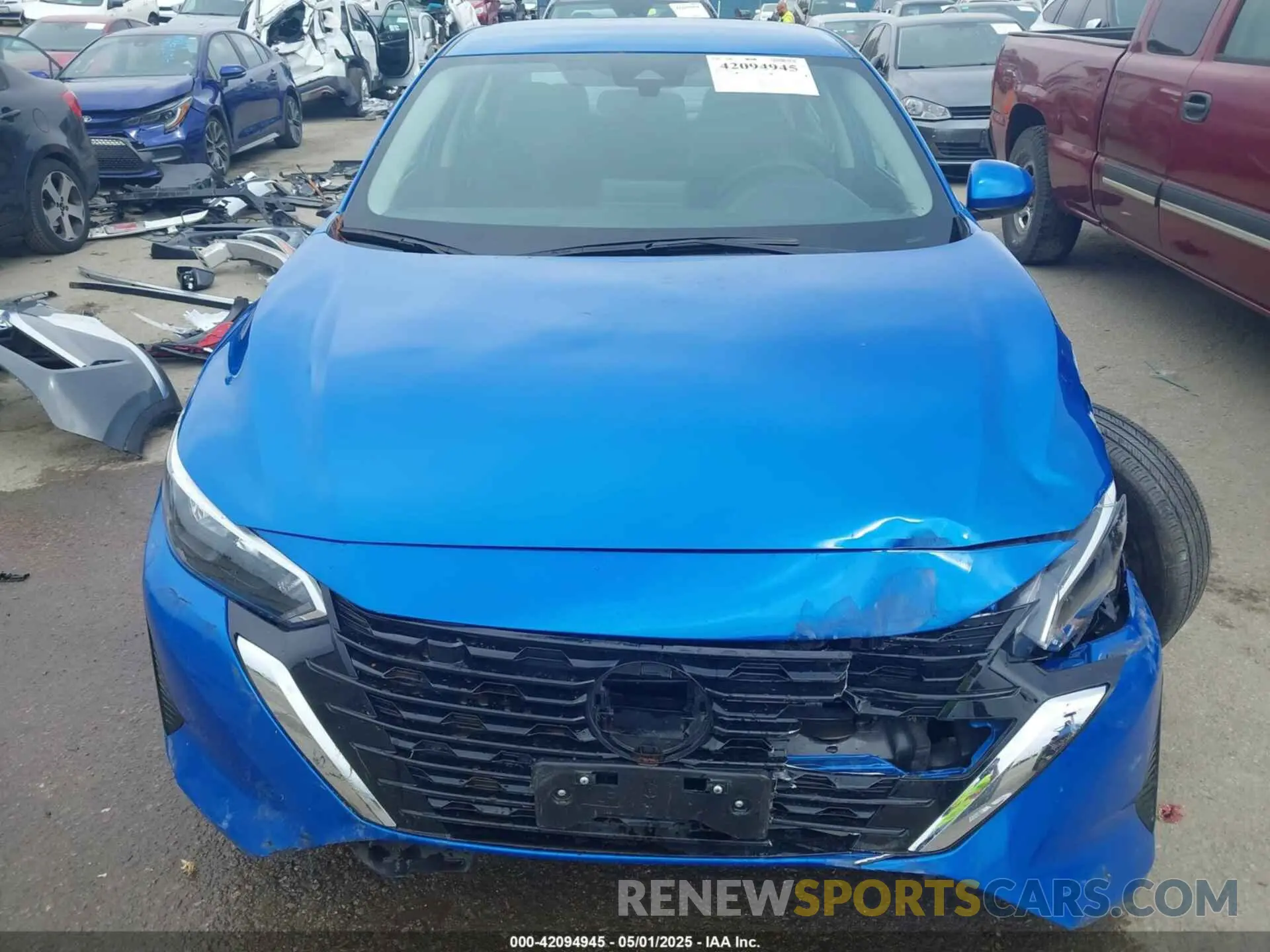 13 fotografías del automóvil dañado 3N1AB8CVXRY227450 NISSAN SENTRA 2024