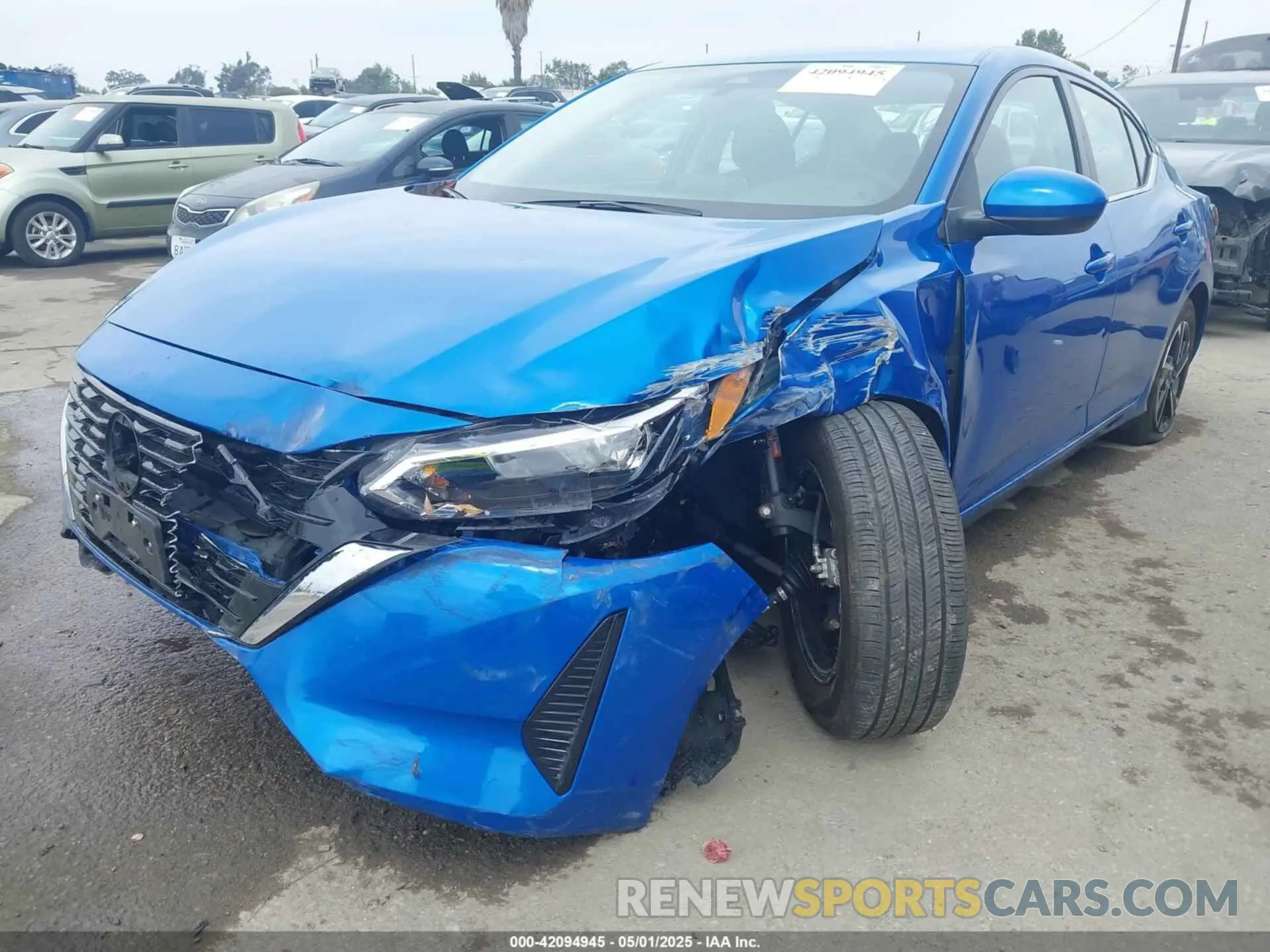 2 fotografías del automóvil dañado 3N1AB8CVXRY227450 NISSAN SENTRA 2024