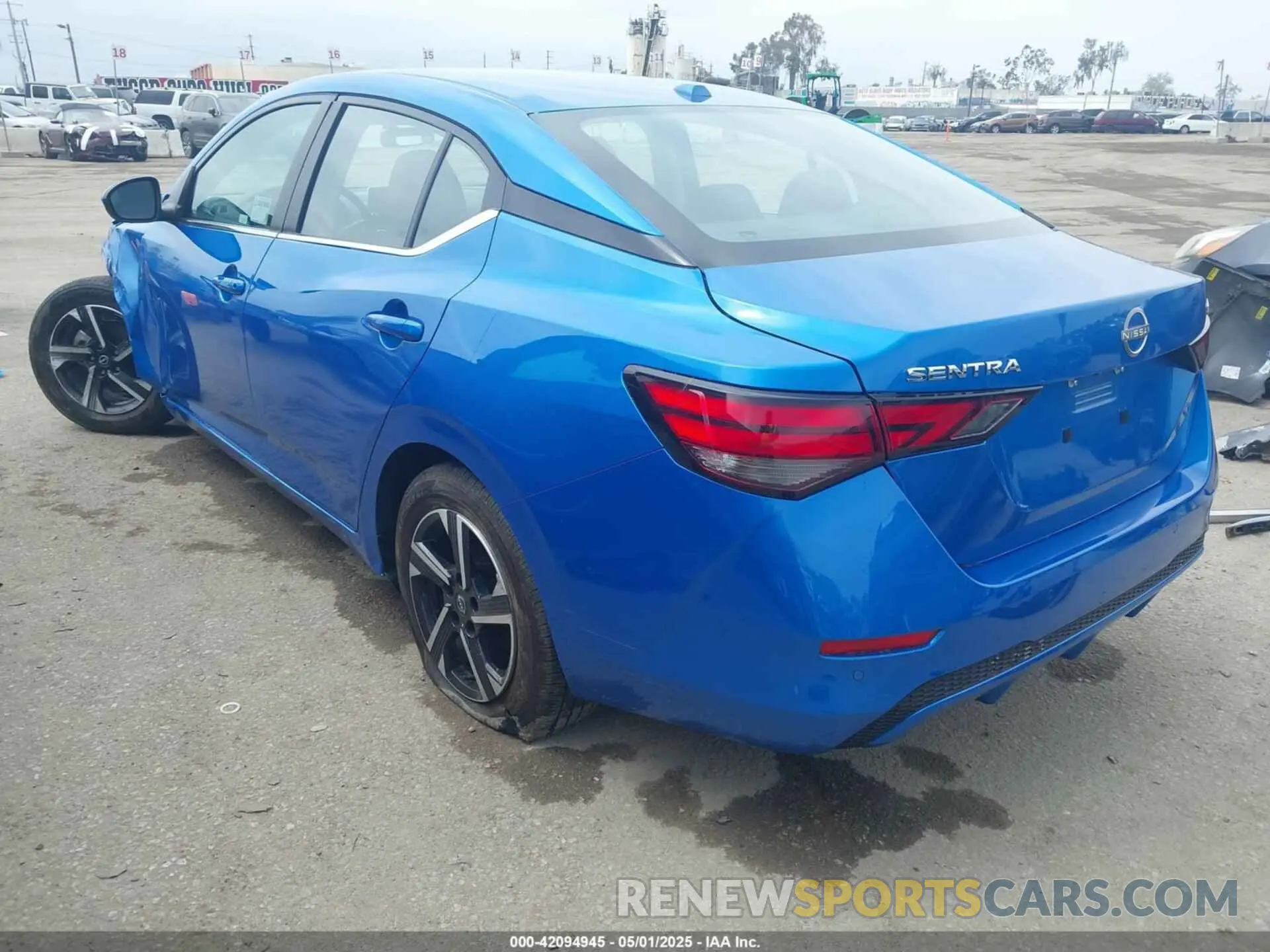 3 fotografías del automóvil dañado 3N1AB8CVXRY227450 NISSAN SENTRA 2024