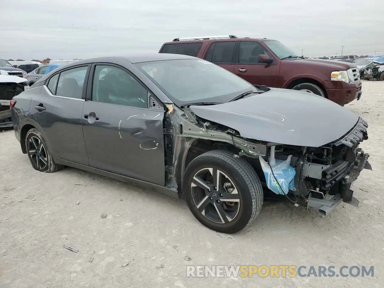 4 fotografías del automóvil dañado 3N1AB8CVXRY280231 NISSAN SENTRA 2024