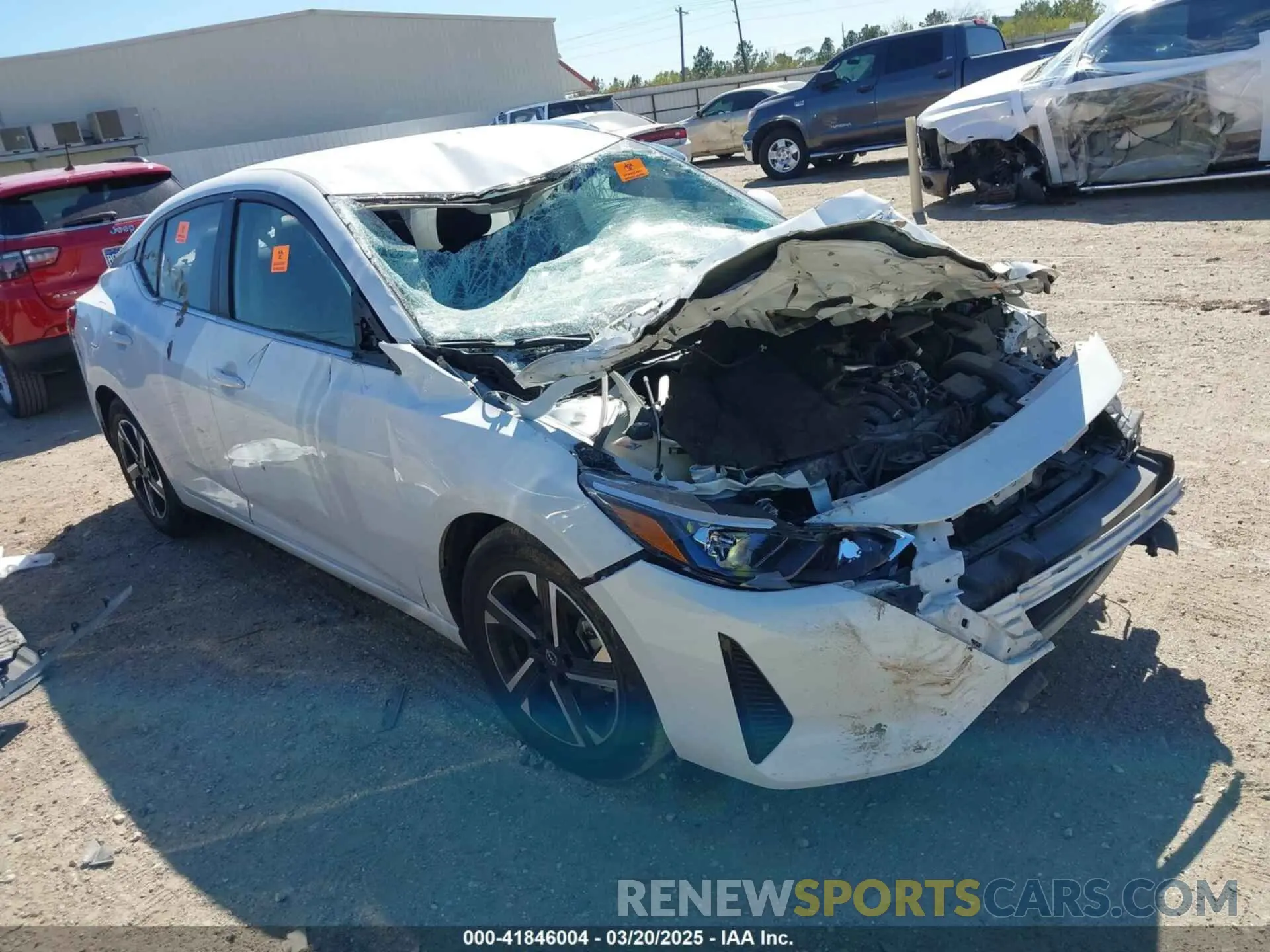 1 fotografías del automóvil dañado 3N1AB8CVXRY292458 NISSAN SENTRA 2024