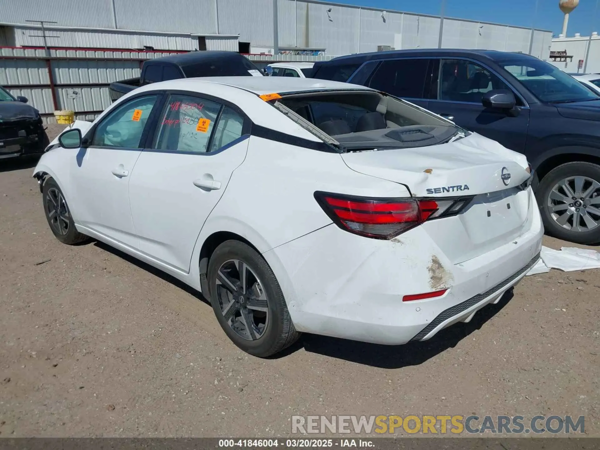 3 fotografías del automóvil dañado 3N1AB8CVXRY292458 NISSAN SENTRA 2024
