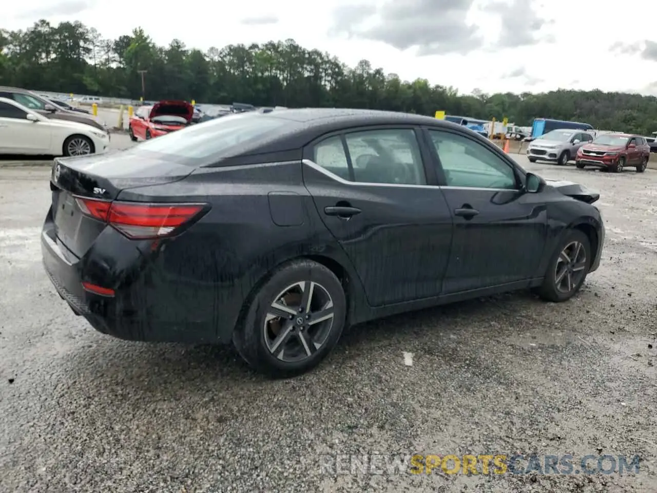 3 fotografías del automóvil dañado 3N1AB8CVXRY348849 NISSAN SENTRA 2024