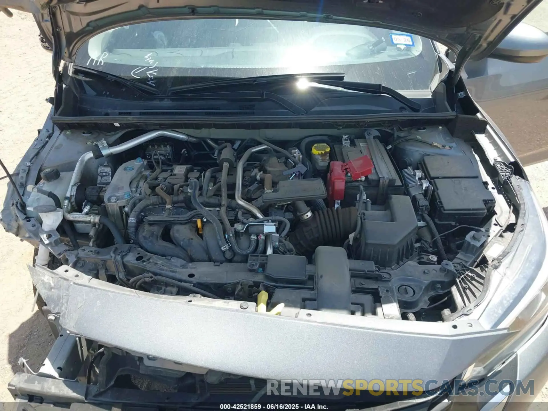 10 fotografías del automóvil dañado 3N1AB8CVXRY365327 NISSAN SENTRA 2024