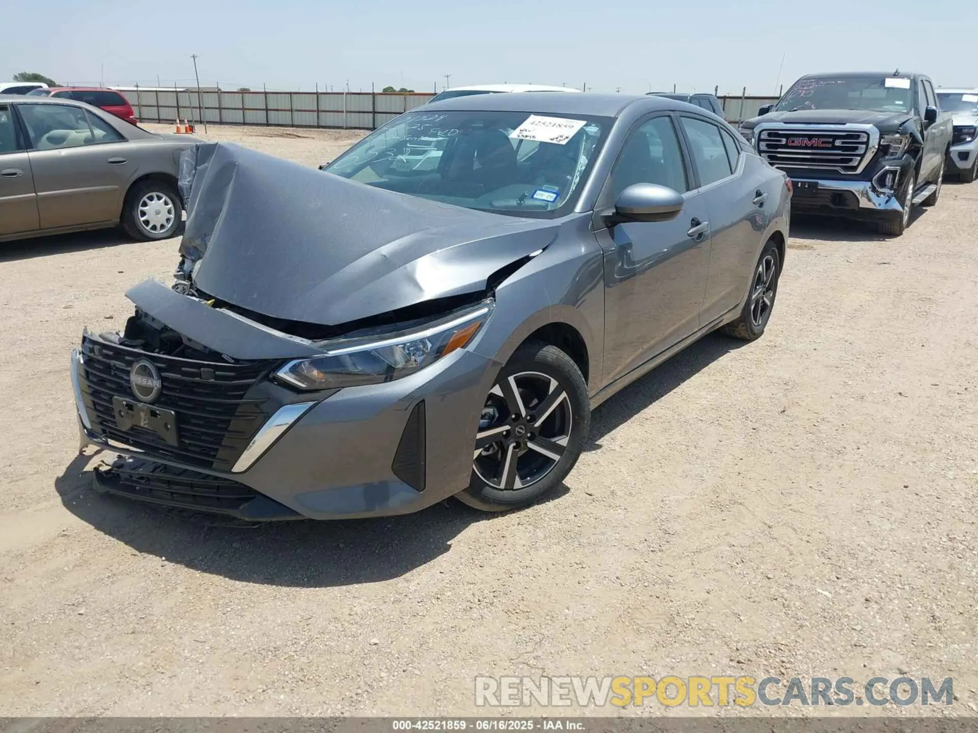 2 fotografías del automóvil dañado 3N1AB8CVXRY365327 NISSAN SENTRA 2024