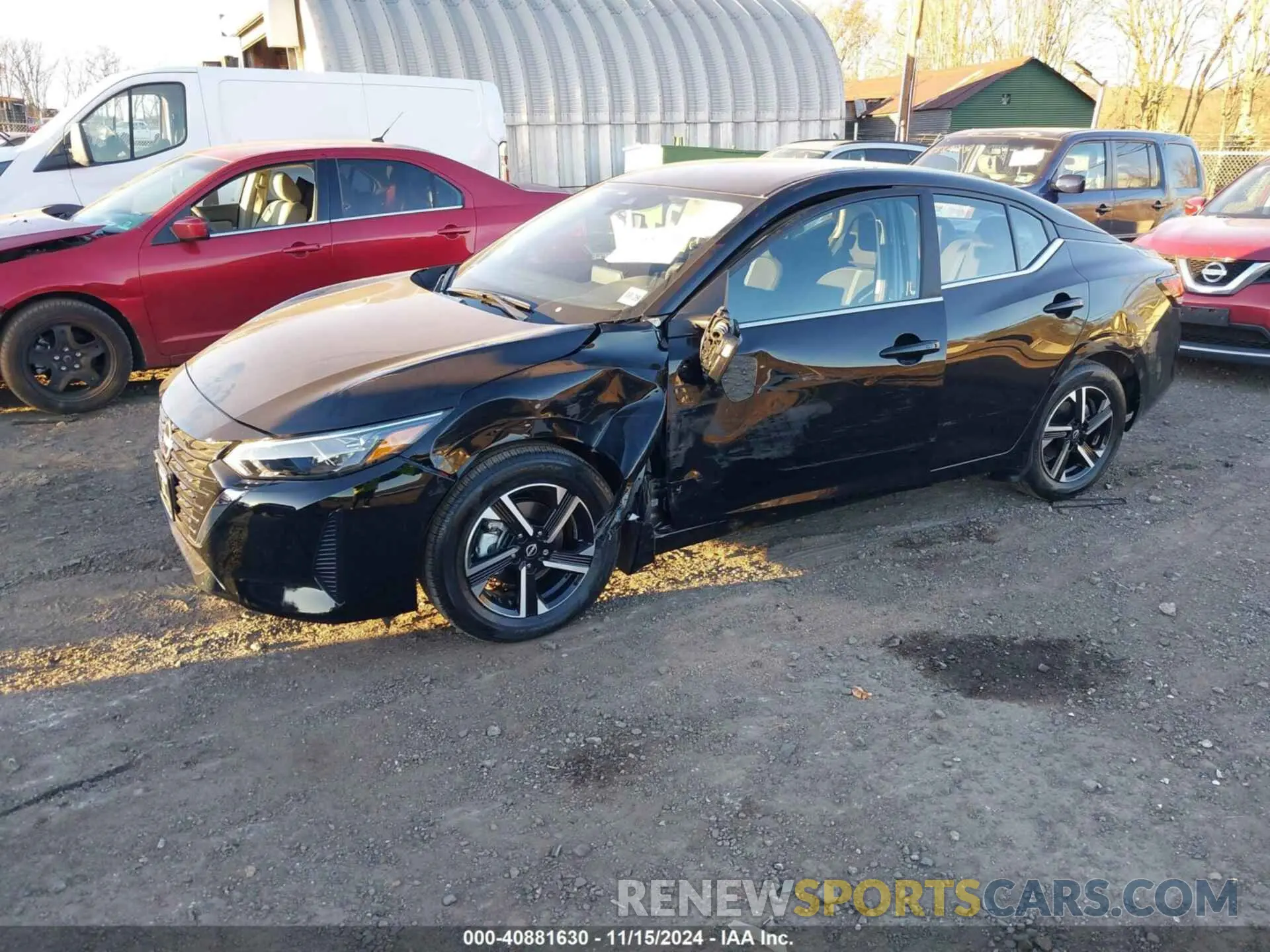 2 fotografías del automóvil dañado 3N1AB8CVXRY367062 NISSAN SENTRA 2024