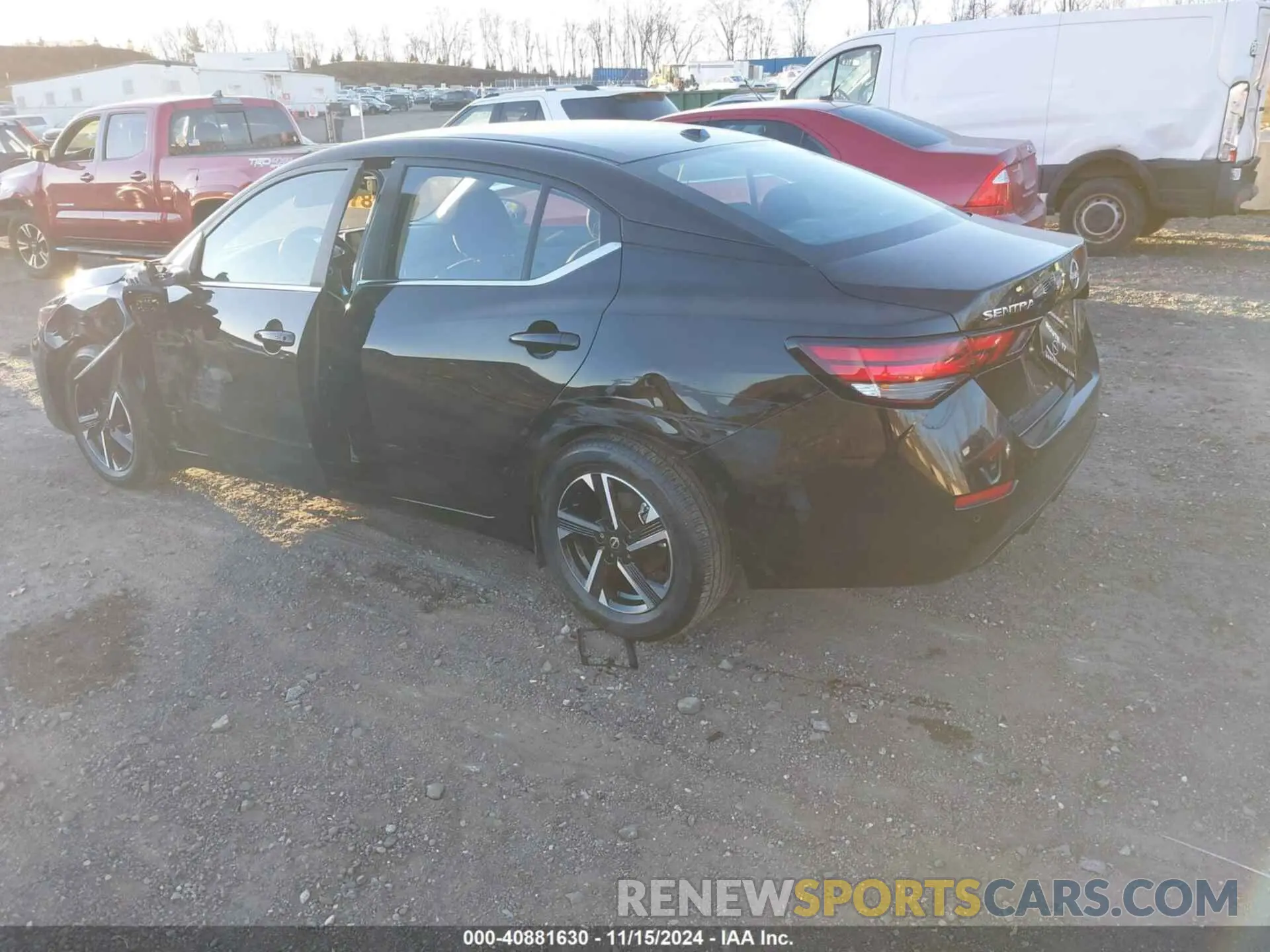 3 fotografías del automóvil dañado 3N1AB8CVXRY367062 NISSAN SENTRA 2024