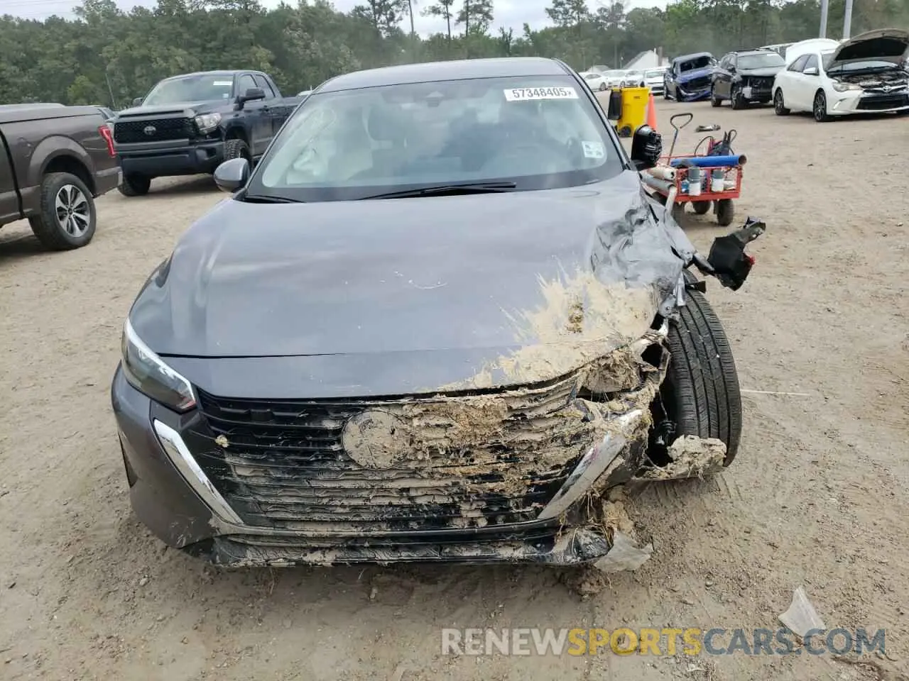 5 fotografías del automóvil dañado 3N1AB8CVXRY375291 NISSAN SENTRA 2024