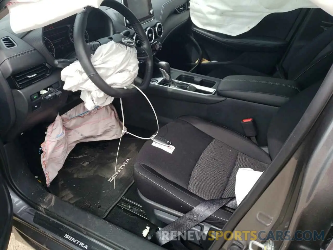 7 fotografías del automóvil dañado 3N1AB8CVXRY375291 NISSAN SENTRA 2024
