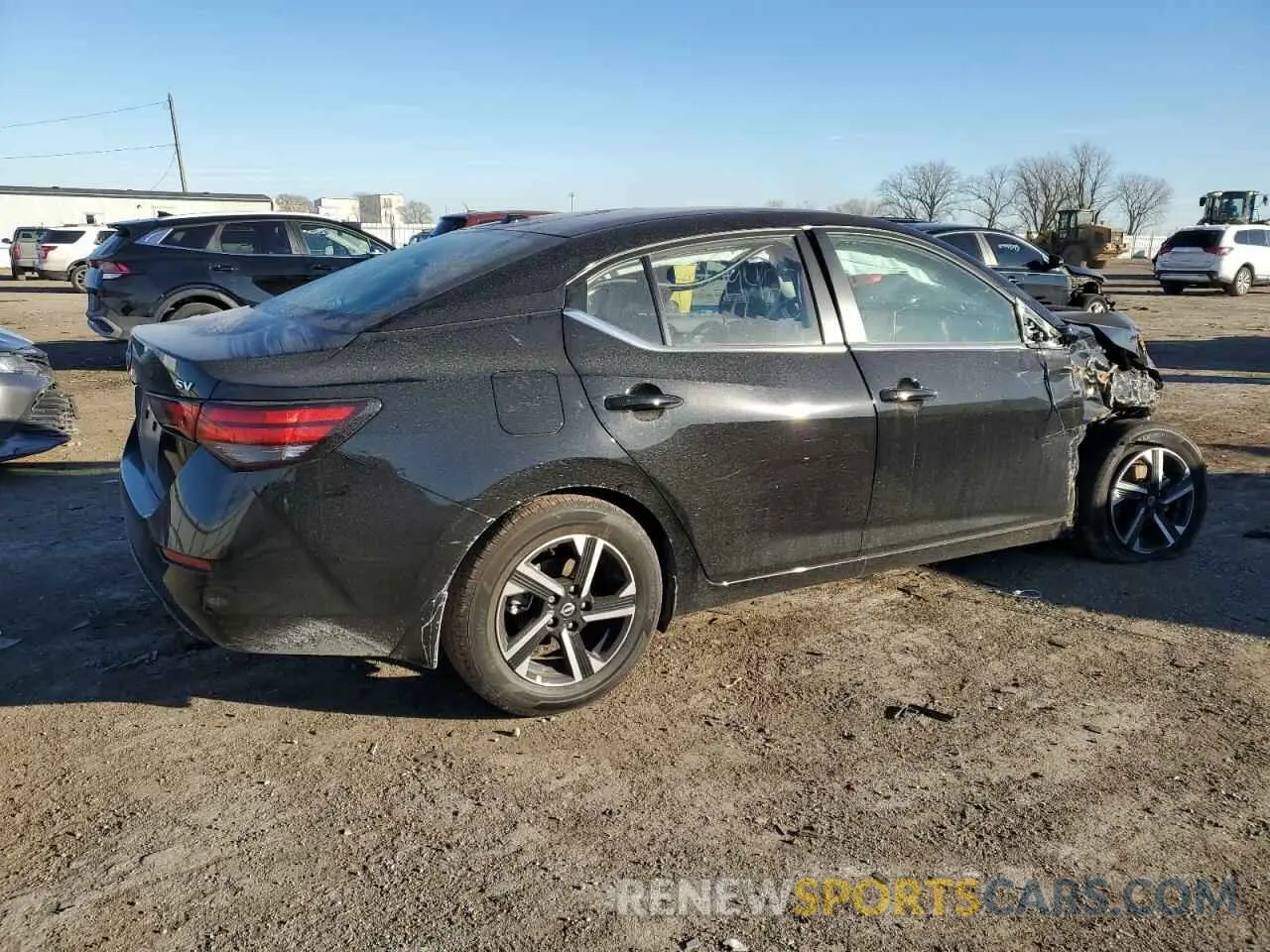 3 fotografías del automóvil dañado 3N1AB8CVXRY386923 NISSAN SENTRA 2024