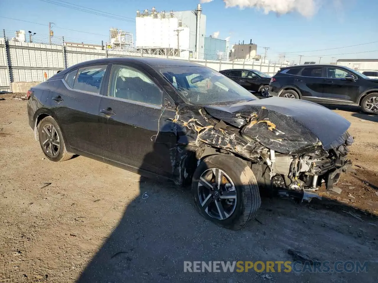 4 fotografías del automóvil dañado 3N1AB8CVXRY386923 NISSAN SENTRA 2024