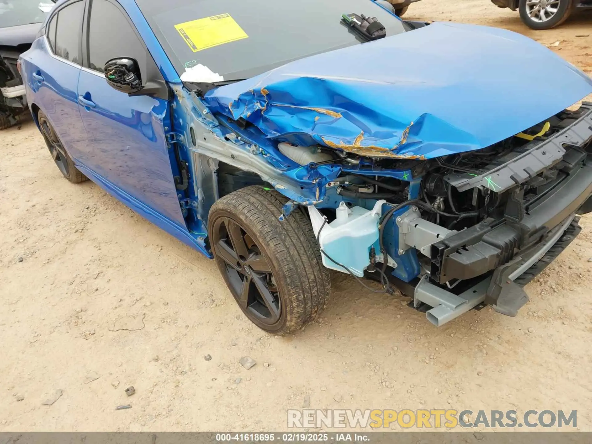6 fotografías del automóvil dañado 3N1AB8DV0RY276378 NISSAN SENTRA 2024