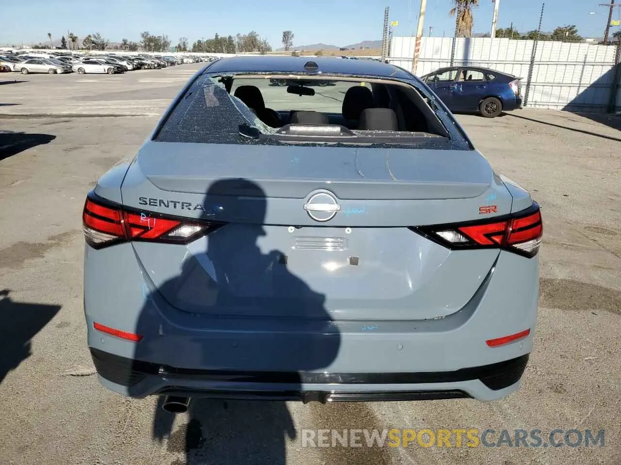 6 fotografías del automóvil dañado 3N1AB8DV0RY306270 NISSAN SENTRA 2024