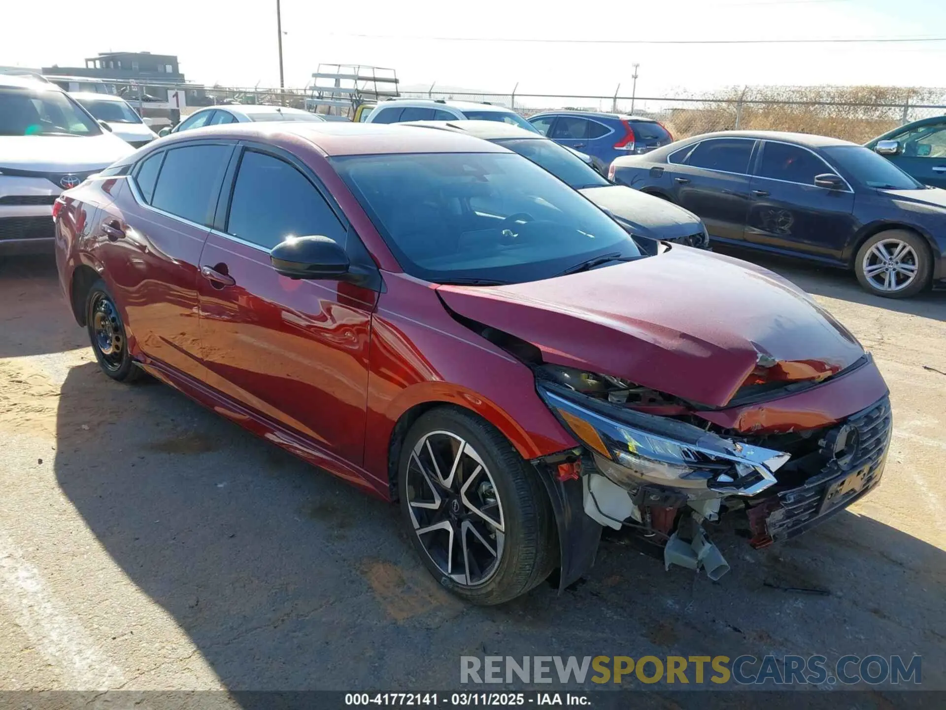 1 fotografías del automóvil dañado 3N1AB8DV0RY377419 NISSAN SENTRA 2024