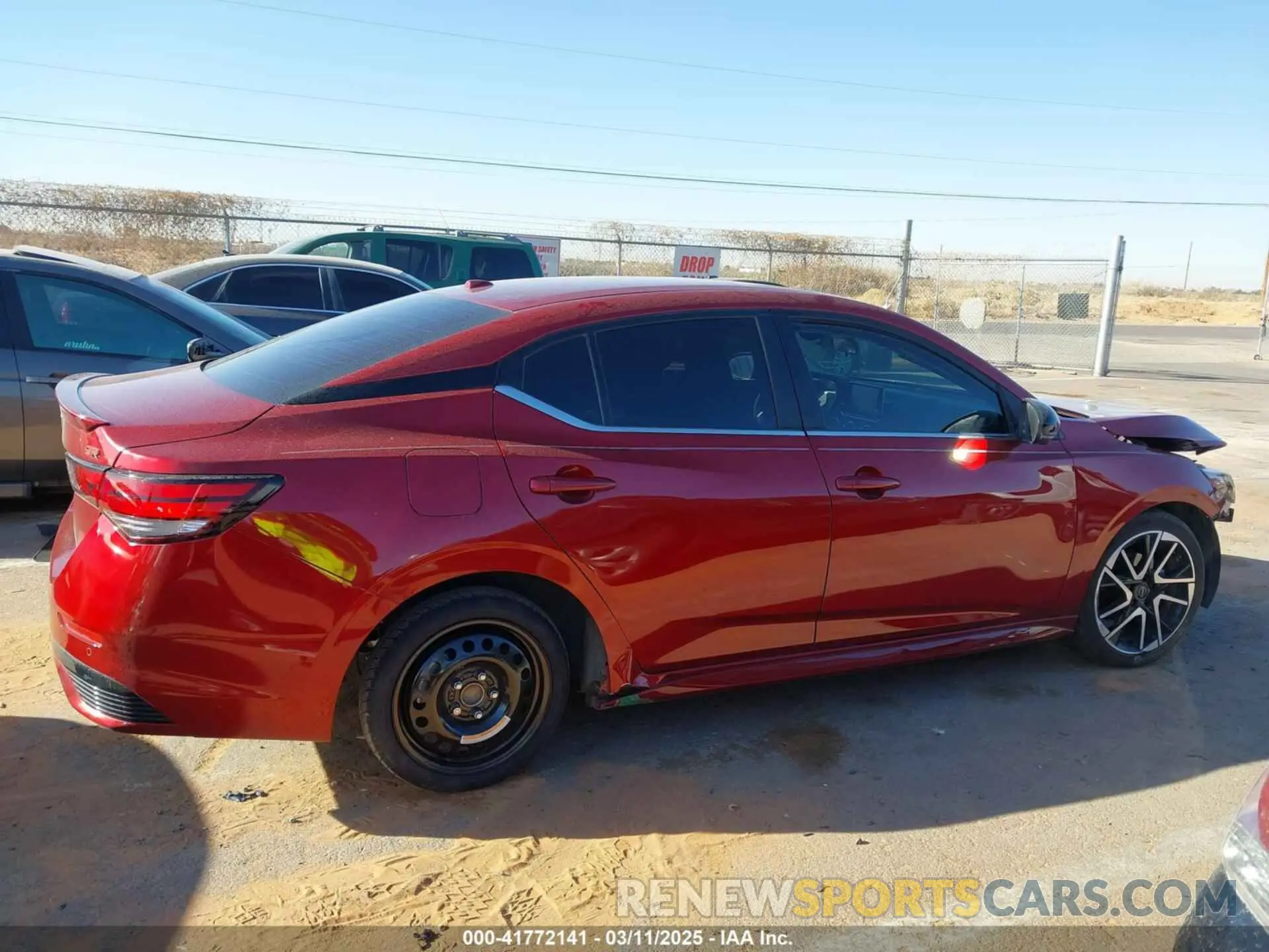 14 fotografías del automóvil dañado 3N1AB8DV0RY377419 NISSAN SENTRA 2024