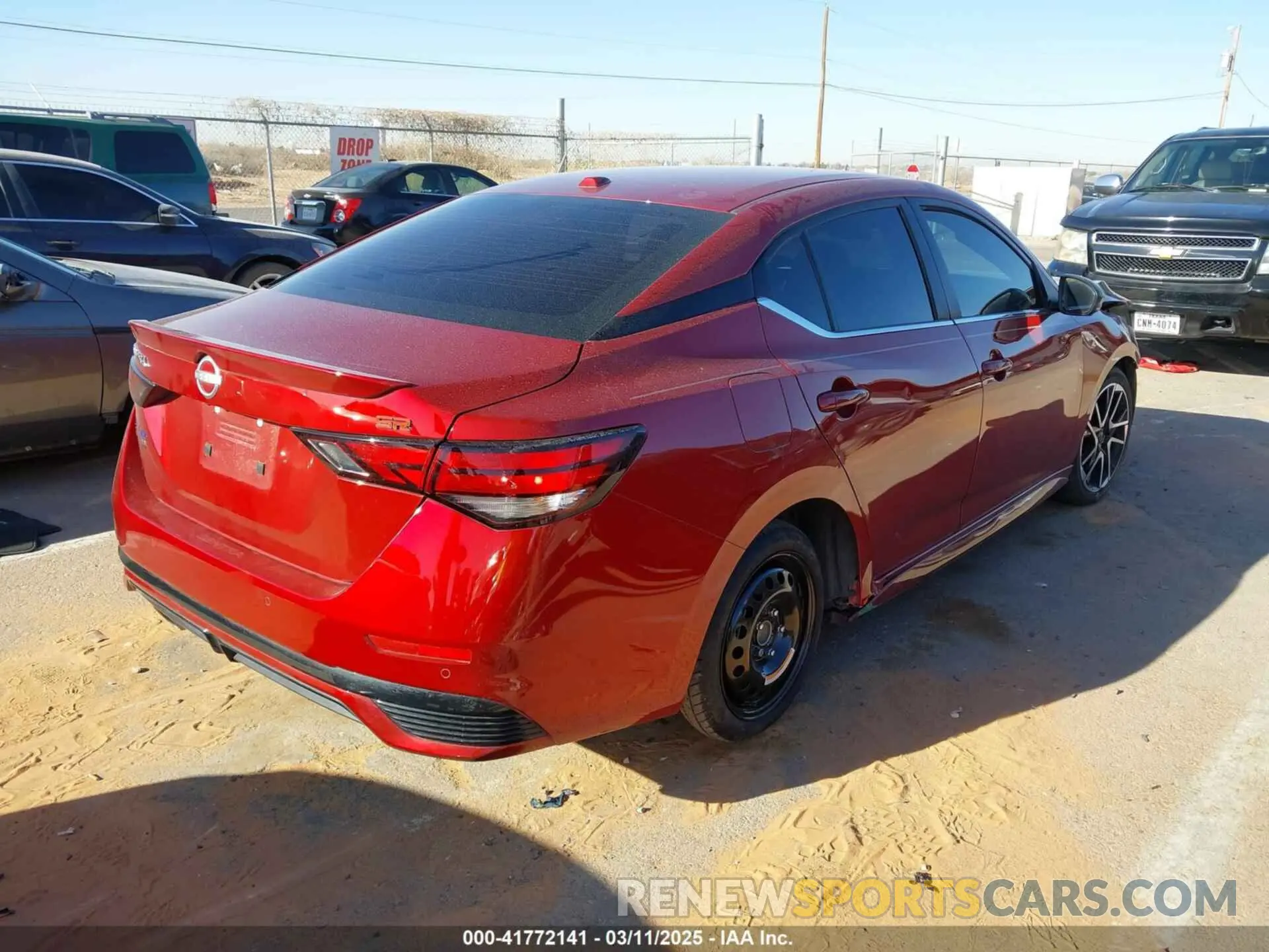 4 fotografías del automóvil dañado 3N1AB8DV0RY377419 NISSAN SENTRA 2024