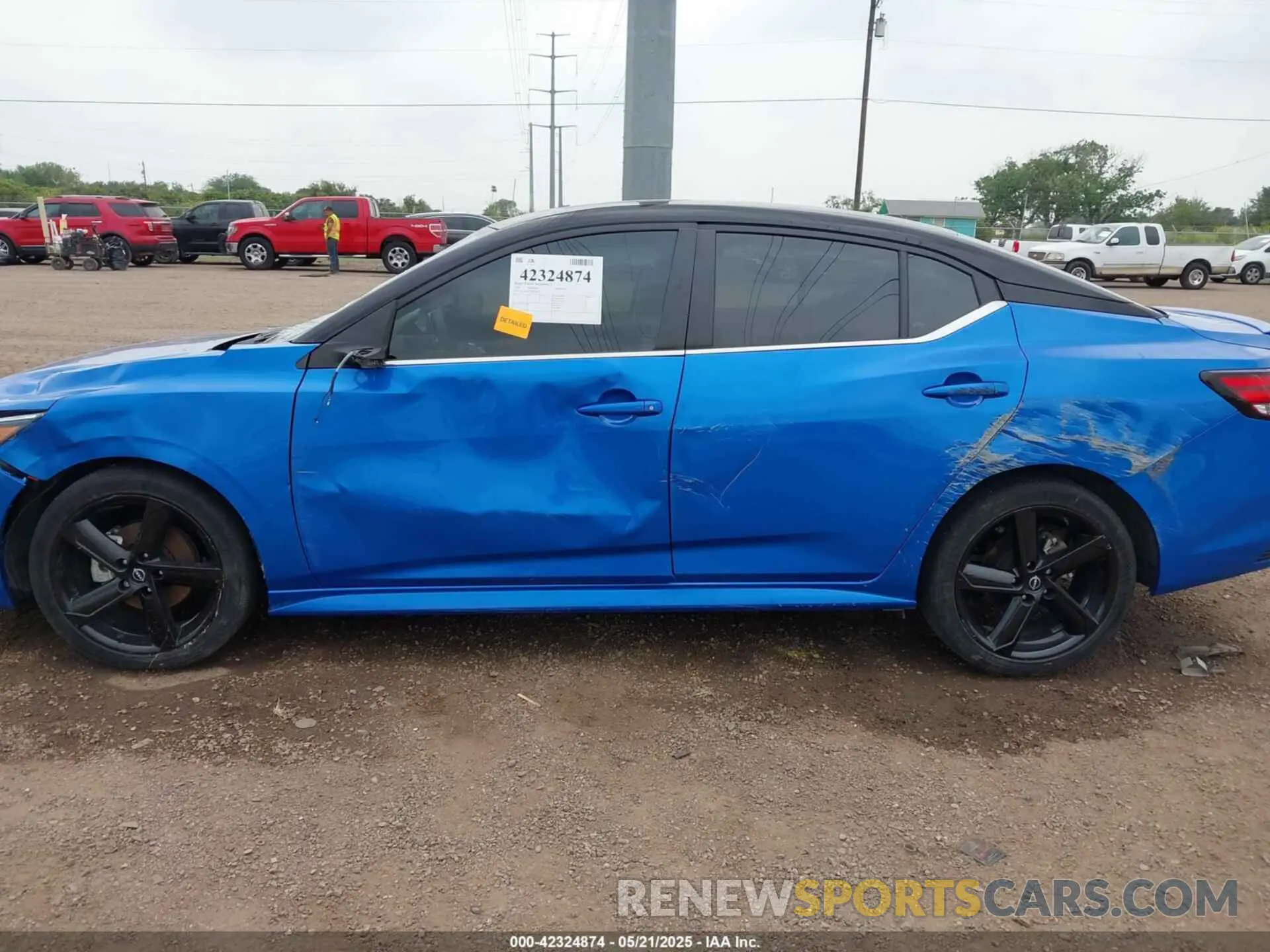 15 fotografías del automóvil dañado 3N1AB8DV1RY228811 NISSAN SENTRA 2024