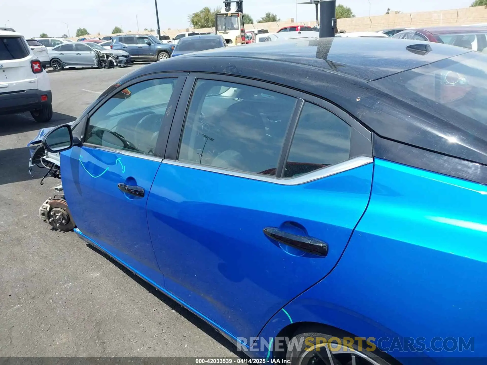 15 fotografías del automóvil dañado 3N1AB8DV1RY293108 NISSAN SENTRA 2024