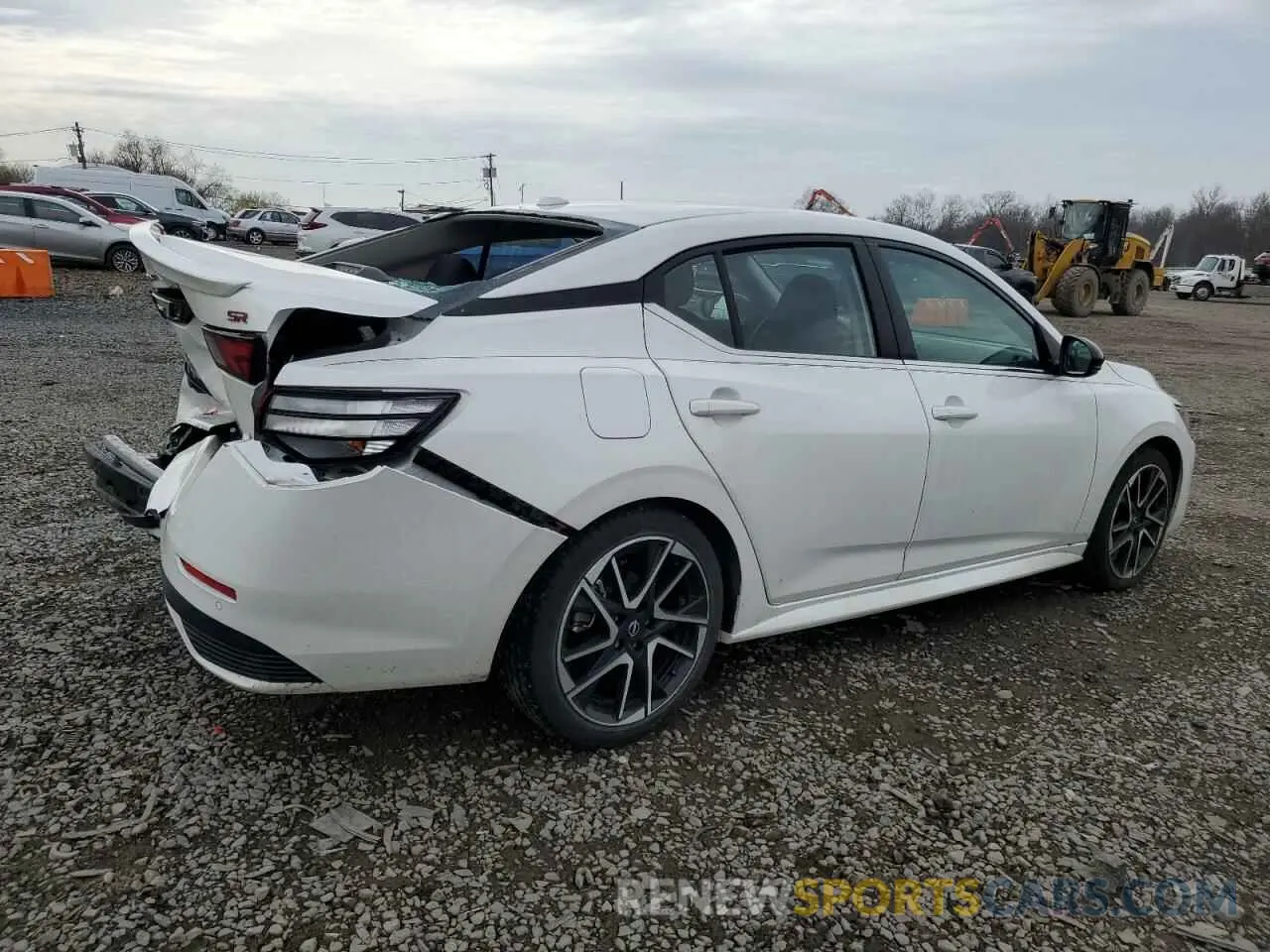 3 fotografías del automóvil dañado 3N1AB8DV2RY282053 NISSAN SENTRA 2024