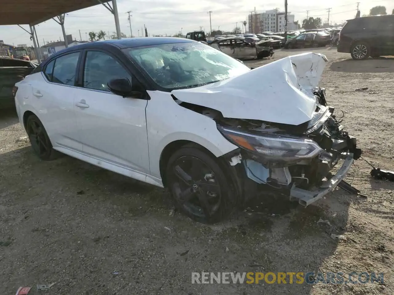 4 fotografías del automóvil dañado 3N1AB8DV3RY208057 NISSAN SENTRA 2024