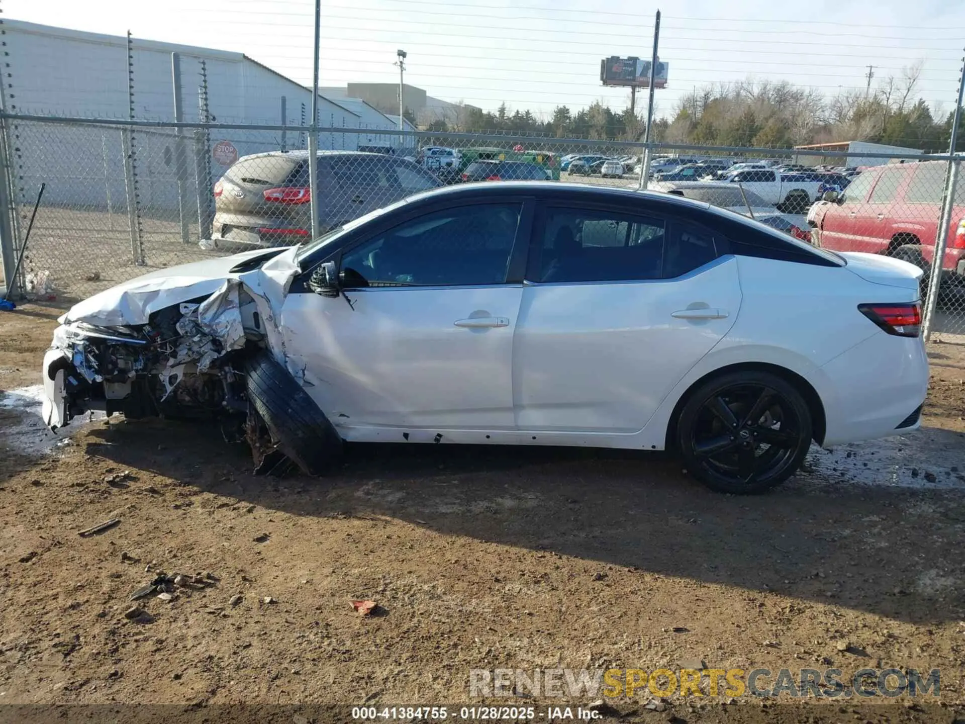 14 fotografías del automóvil dañado 3N1AB8DV3RY208284 NISSAN SENTRA 2024
