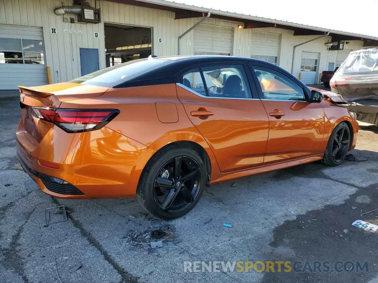 3 fotografías del automóvil dañado 3N1AB8DV3RY360968 NISSAN SENTRA 2024