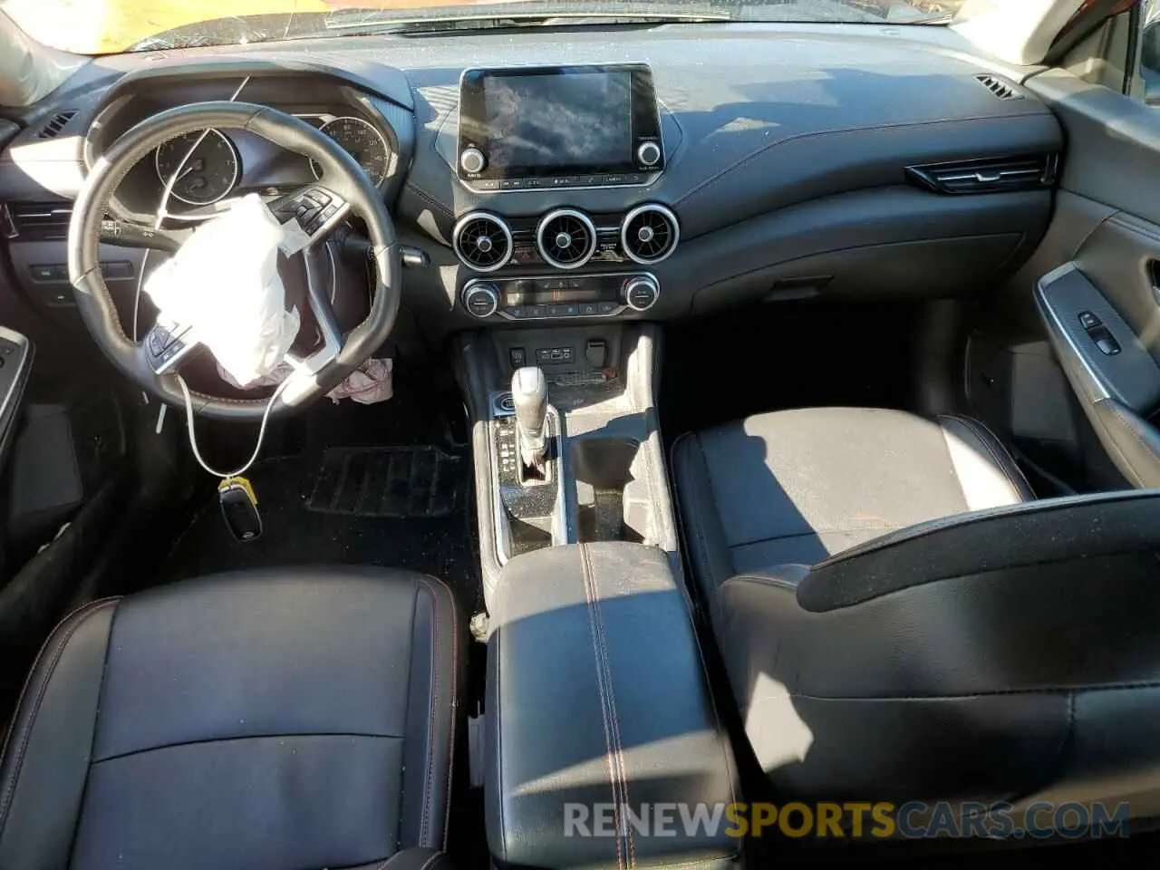 8 fotografías del automóvil dañado 3N1AB8DV3RY360968 NISSAN SENTRA 2024