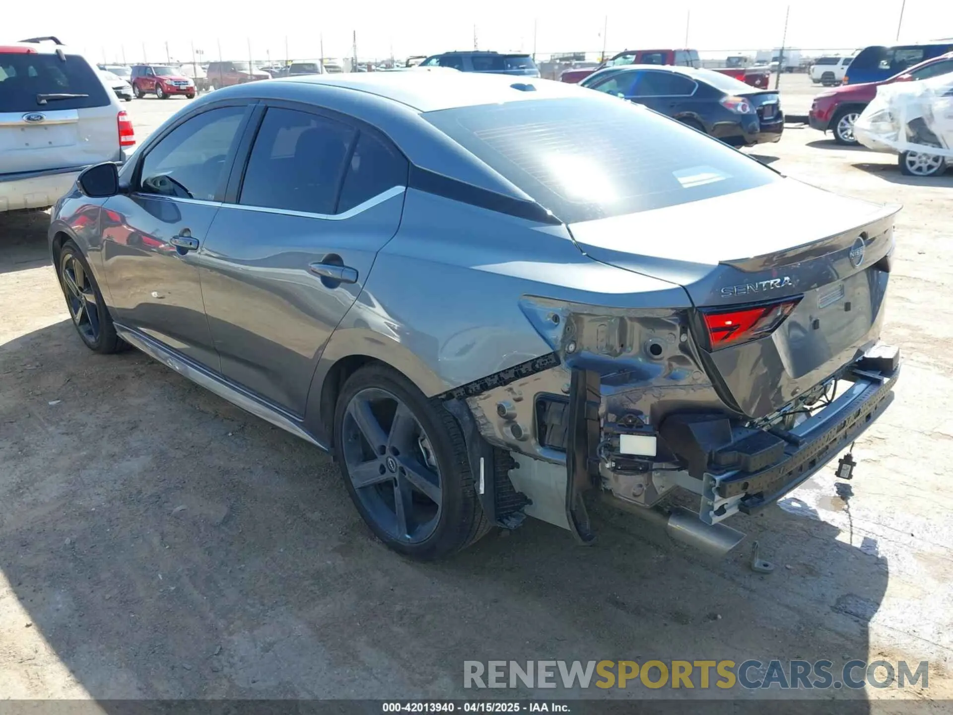 3 fotografías del automóvil dañado 3N1AB8DV3RY391797 NISSAN SENTRA 2024