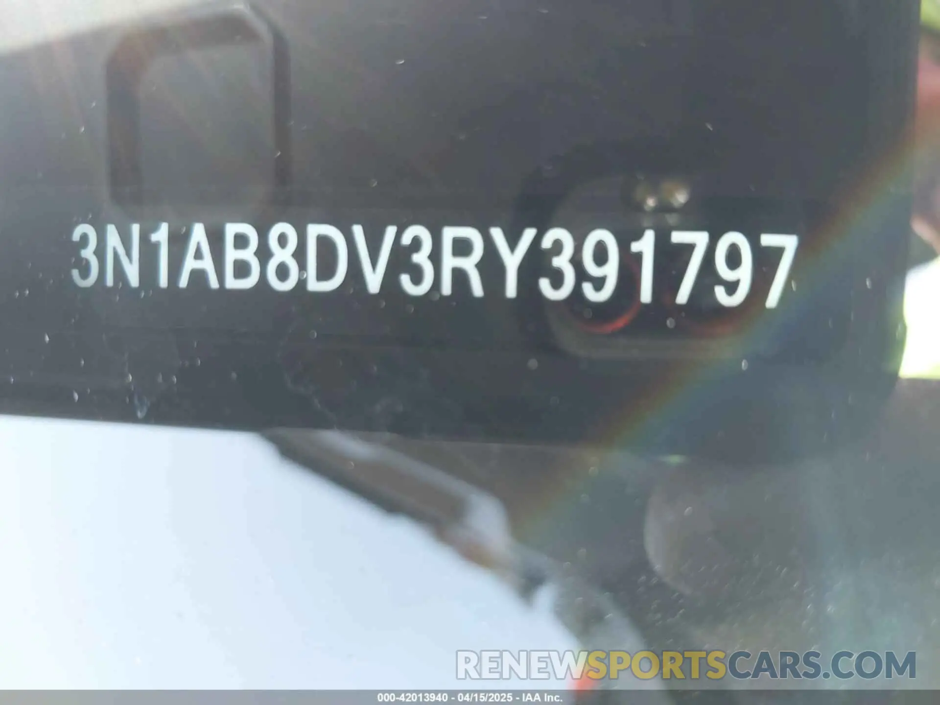 9 fotografías del automóvil dañado 3N1AB8DV3RY391797 NISSAN SENTRA 2024