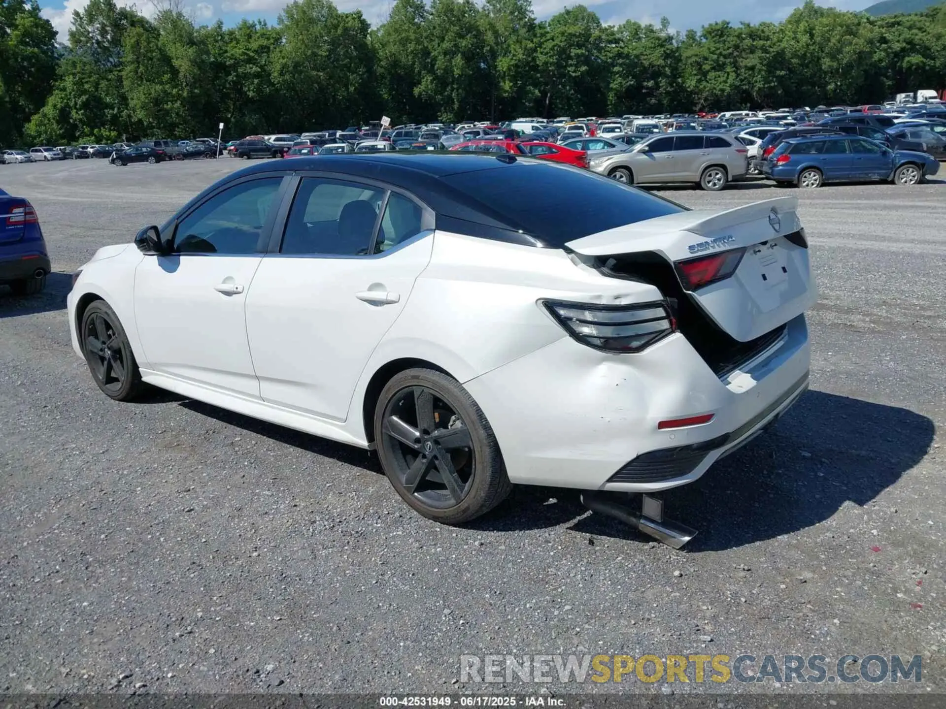 3 fotografías del automóvil dañado 3N1AB8DV5RY206567 NISSAN SENTRA 2024