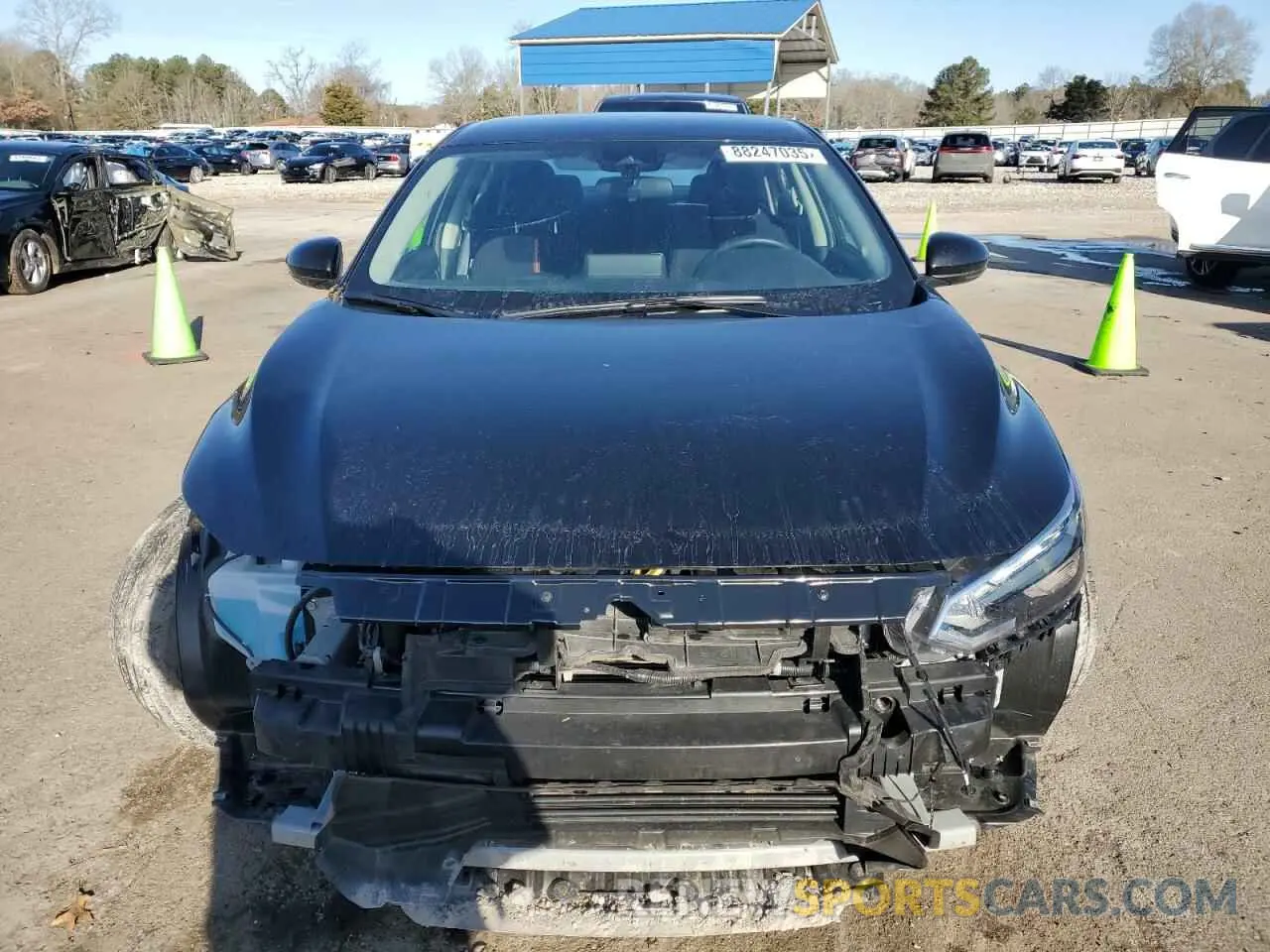 5 fotografías del automóvil dañado 3N1AB8DV5RY282502 NISSAN SENTRA 2024