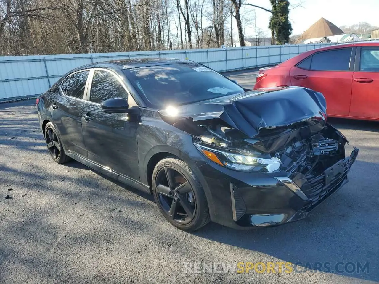 4 fotografías del automóvil dañado 3N1AB8DV5RY296495 NISSAN SENTRA 2024