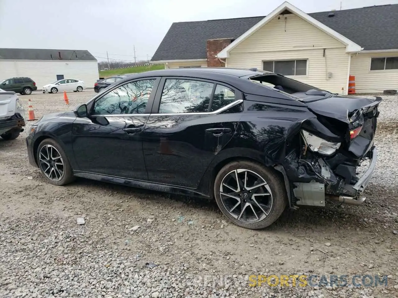 2 fotografías del automóvil dañado 3N1AB8DV5RY296772 NISSAN SENTRA 2024
