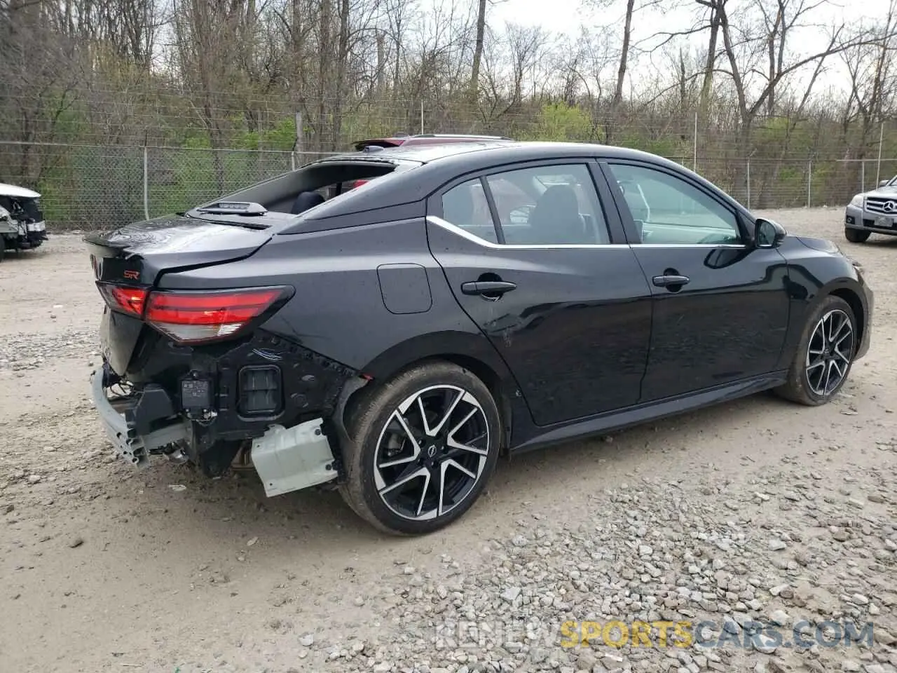 3 fotografías del automóvil dañado 3N1AB8DV5RY296772 NISSAN SENTRA 2024