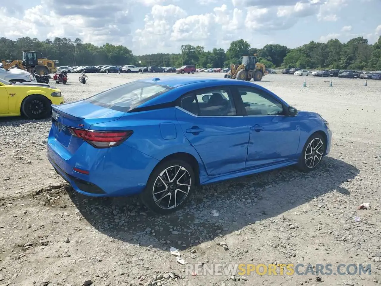 3 fotografías del automóvil dañado 3N1AB8DV5RY381658 NISSAN SENTRA 2024