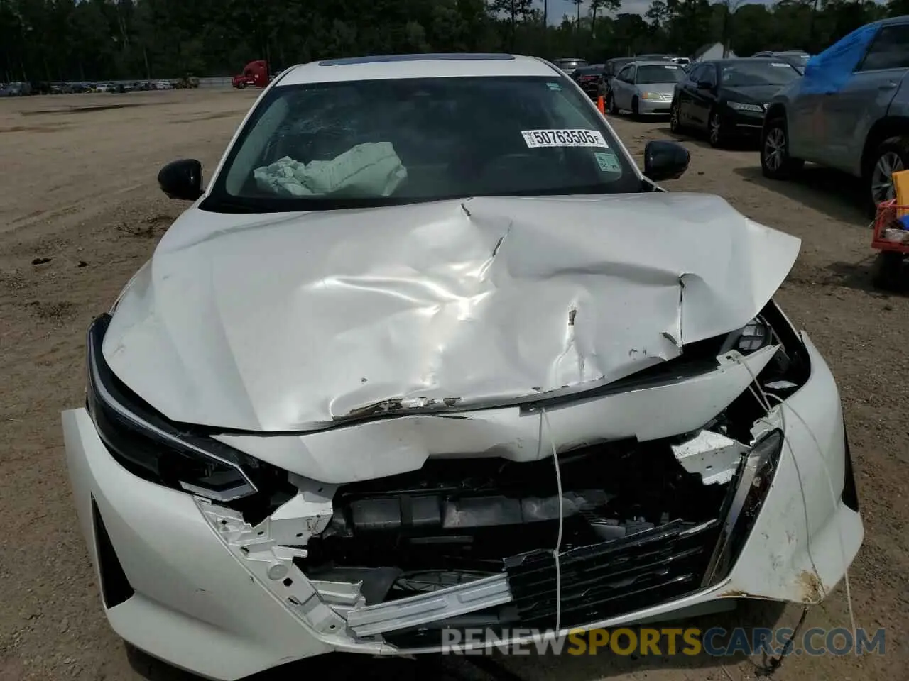 5 fotografías del automóvil dañado 3N1AB8DV6RY278216 NISSAN SENTRA 2024
