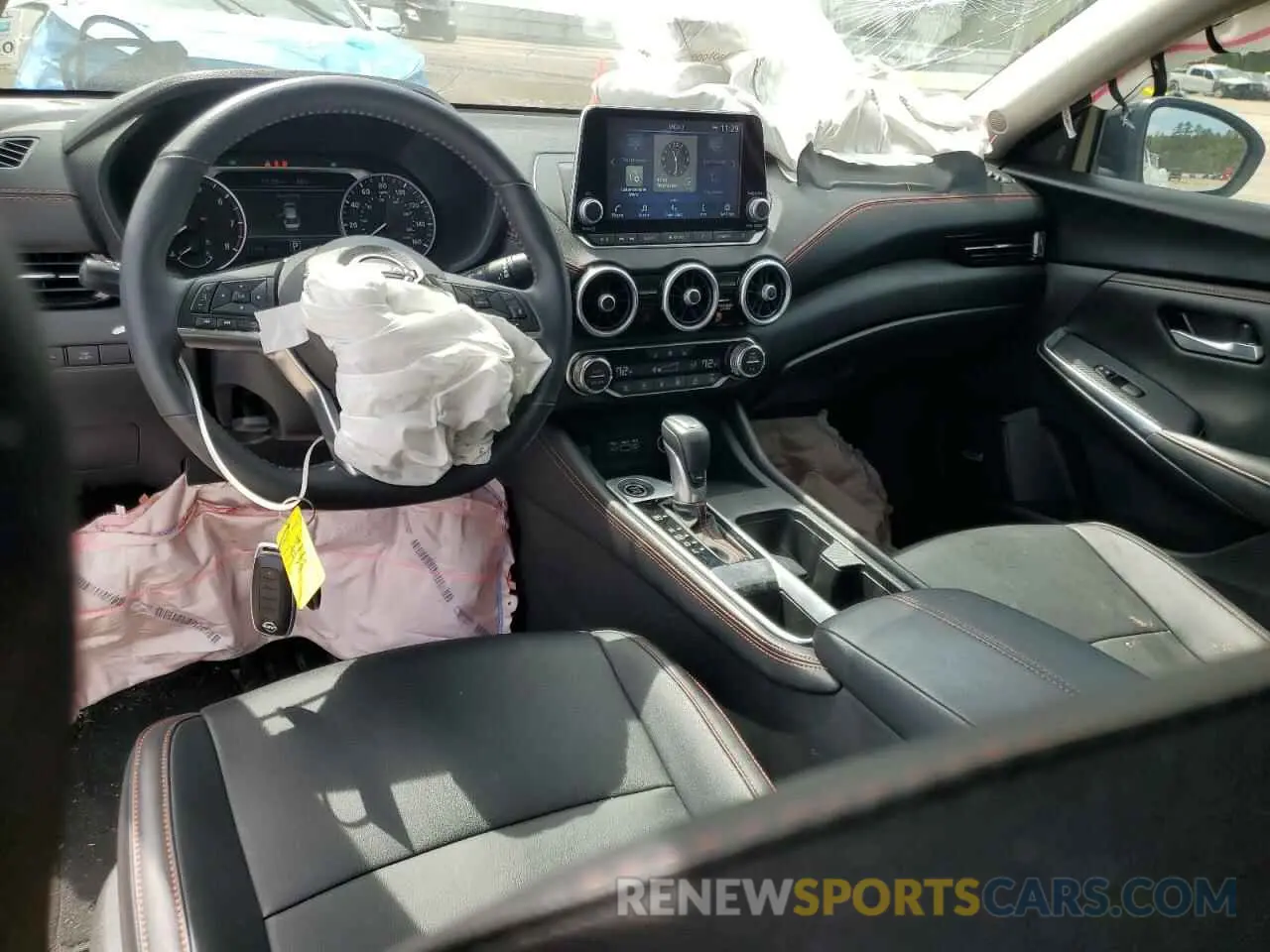 8 fotografías del automóvil dañado 3N1AB8DV6RY278216 NISSAN SENTRA 2024