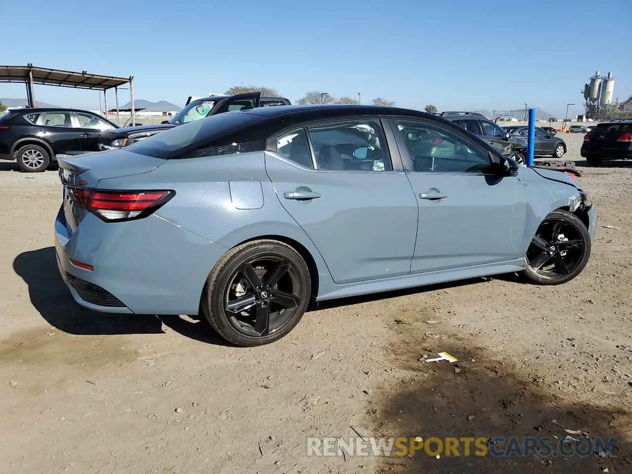 3 fotografías del automóvil dañado 3N1AB8DV6RY304636 NISSAN SENTRA 2024