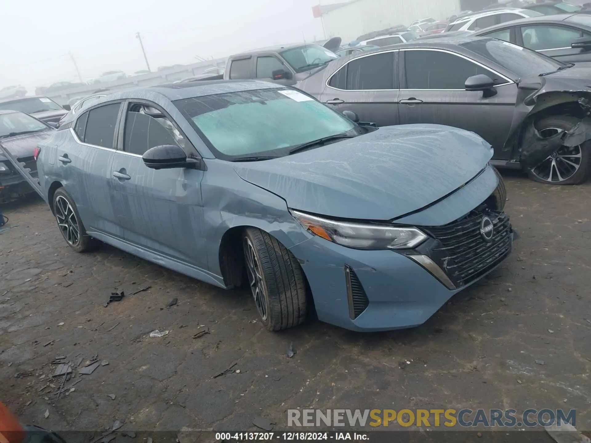 1 fotografías del automóvil dañado 3N1AB8DV6RY314454 NISSAN SENTRA 2024